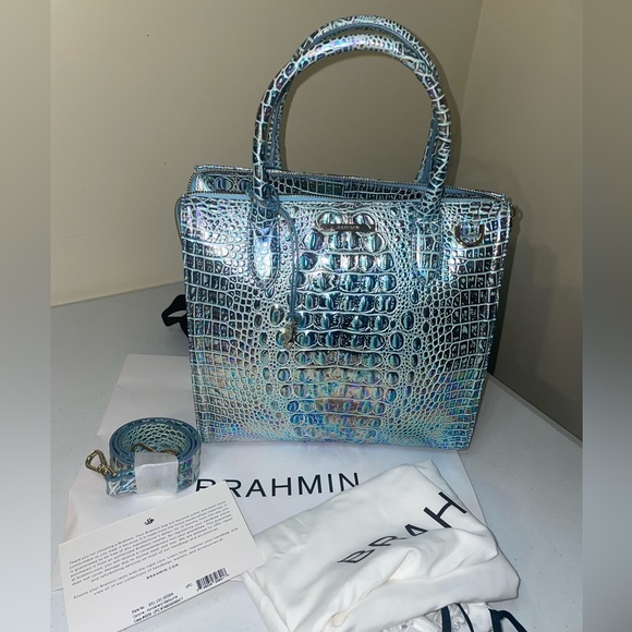 Brahmin Wonderland Caroline Melbourne Satchel NWT - Picture 2 of 16
